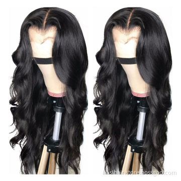 10A Wholesale Human Hair Wigs Lace Front Body Wave Full Virgin Brazilian Cuticle Aligned Lace Closure Human Hair Wig